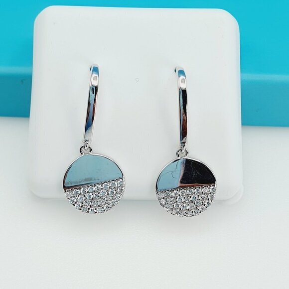 "925 Sterling Silver CZ Beautiful Earrings for Women, 1USPAR4252 - Picture 5 of 11